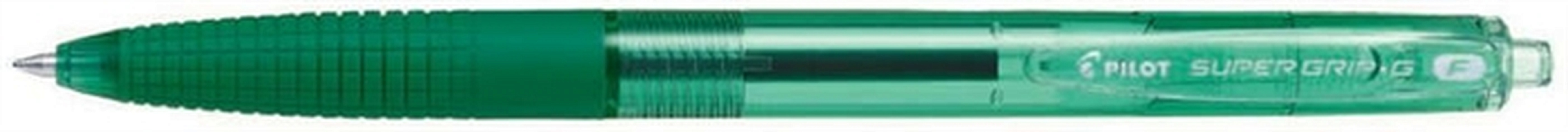 Ручка шариковая автоматическая, Pilot зеленая BPGG-8R-F G - фото 1