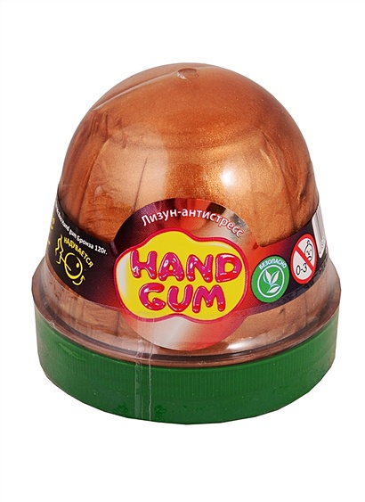 Лизун-антистресс Mr.Boo Hand gum "Бронза" - фото 1