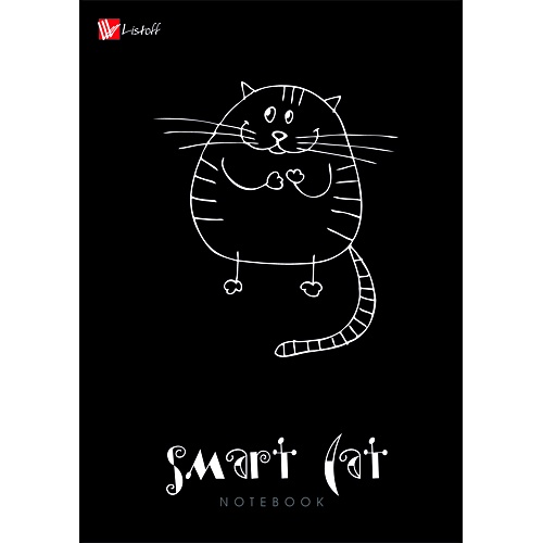 Умный кот (Smart cat) КНИГИ ДЛЯ ЗАПИСЕЙ А6 (7БЦ) - фото 1