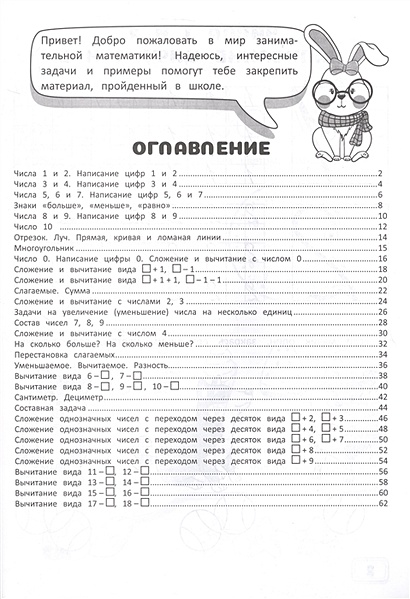 Занимательная математика. 1 класс. Рабочая тетрадь • Агафонова А ...