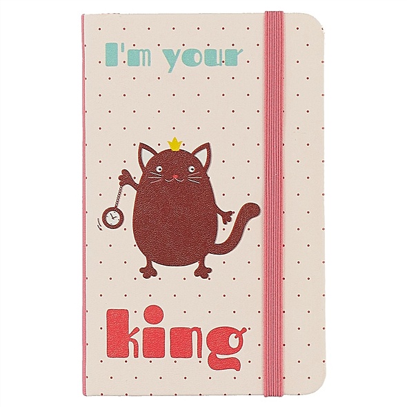 Записная книжка «Meow! I`m your king», 96 листов, А6 - фото 1