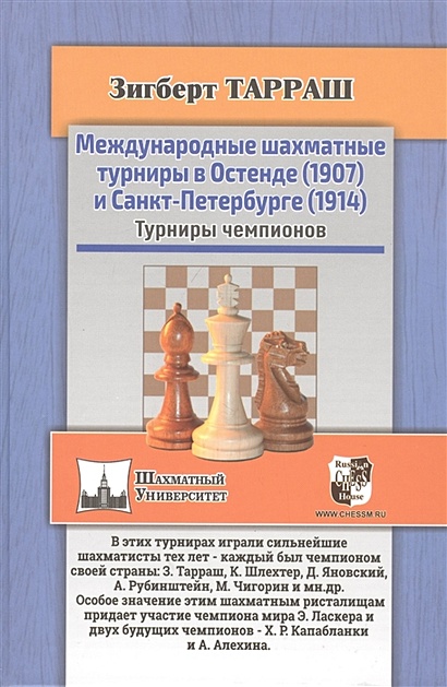 Международные шахматные турниры в Остенде (1907) и Санкт-Петербурге (1914). Турниры чемпионов - фото 1