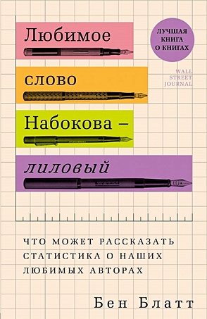Любимое слово Набокова - лиловый. Что может рассказать статистика о наших любимых авторах - фото 1