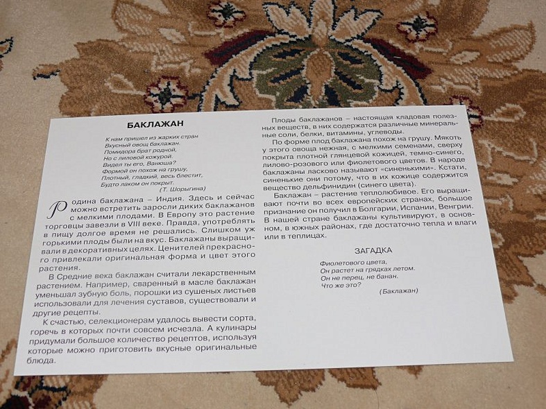 Расскажите детям об овощах. Карточки для занятий в детском саду и дома. - фото 15