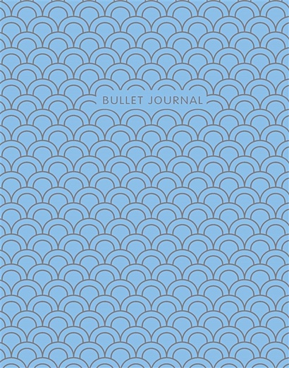 Bullet Journal (Голубой дракон) 162x210мм, твердая обложка, пружина, блокнот в точку, 120 стр. - фото 1