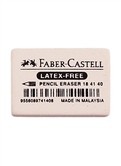 Ластик FABER-CASTELL 7041 36х26х8 мм каучук д/черногр.и цвет.каранд. - фото 1