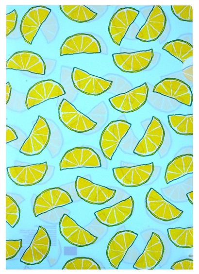 Папка-уголок А4 "Лимоны" - фото 1