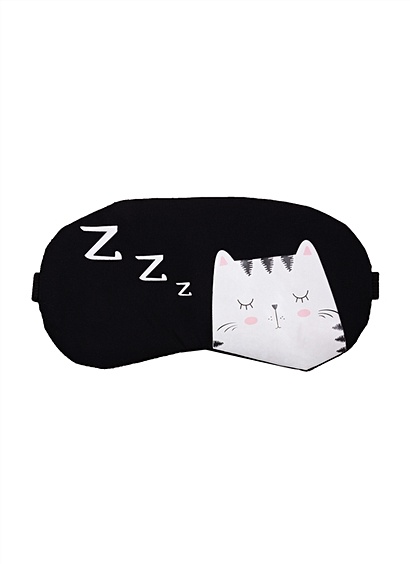 Маска для сна "Спящий Котик: Zzz" - фото 1