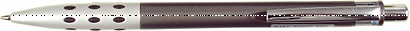 Авторучка шариковая синяя "CARAMEL" 0,7 мм в комбинированном ассорти (перламутровый цветной пластик + металл) корпусе с серебряным клипом. - фото 1