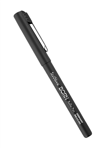 Ручка-роллер Born roller (чёрн.) - фото 1