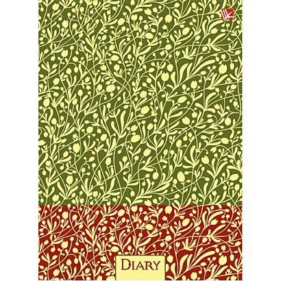 Ежедневник «Орнамент. Цветочный узор» недатированный, А5, 160 листов - фото 1