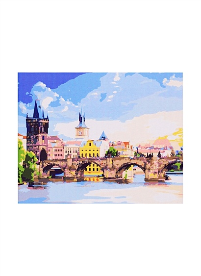 Холст с красками по номерам "Прага в солнечный день", 30 х 40 см - фото 1