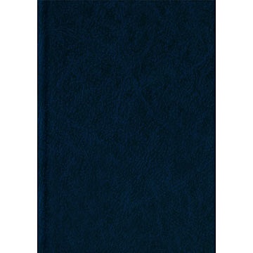 Синий (фактура) (полудатированный А5) ЕЖЕДНЕВНИКИ БУМВИНИЛ - фото 1