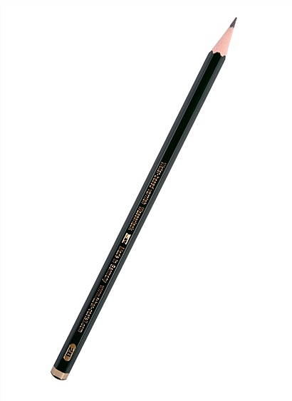 Чернографитный карандаш Castell 9000, твердость 2B, в картонной коробке, 12 шт - фото 1