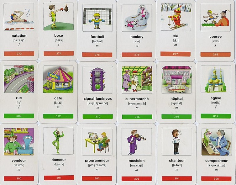 Мои первые французские слова. 333 карточки для запоминания - фото 4