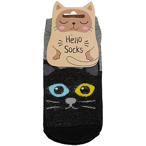 Носки Hello Socks Котик-глазастик (36-39) (текстиль) - фото 1