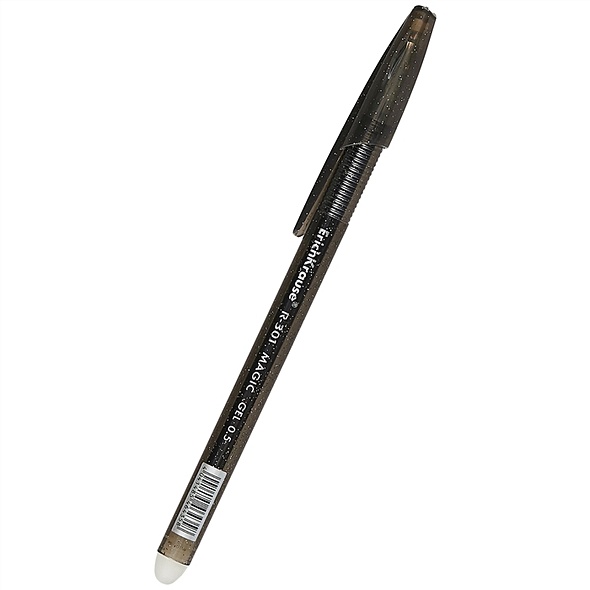 Ручка гелевая сo стир.чернилами черная "R-301 Magic Gel" 0.5мм, к/к, Erich Krause - фото 1