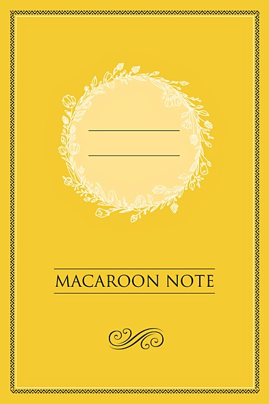 Блокнот с цветными страницами (лимон, мягкая обложка, линовка, на скобе) - фото 1