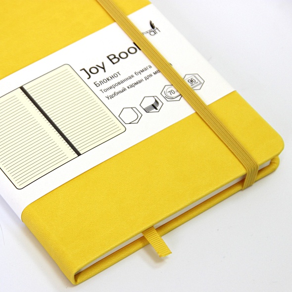 Блокнот Joy Book, А5, 96 листов, лимонный - фото 3