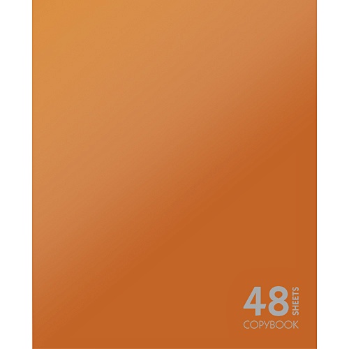 Сияние цвета. Оранжевый 48л. ТЕТРАДИ А5 (*скрепка) 48Л. Обложка: пантонная печать - фото 1