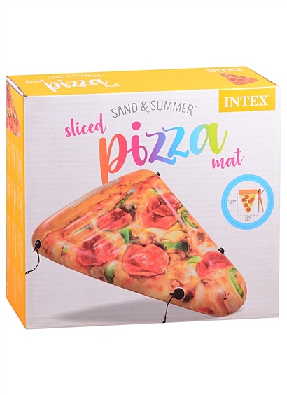 Матрас надувной для плавания Пицца INTEX (175 x 145 см) - фото 1