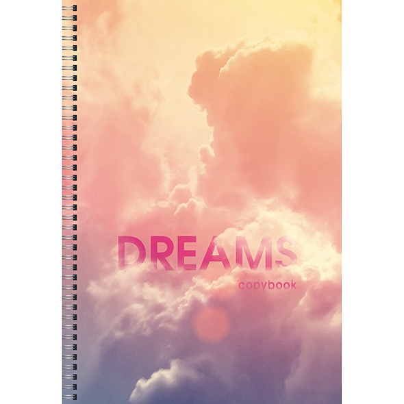 Тетрадь для конспектов Dream world, А4, 60 листов, дизайн 3 - фото 1