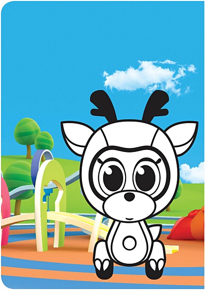 Раскрась героя мультика. ПиТи - фото 4