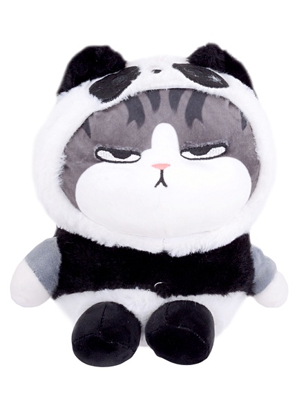 Мягкая игрушка Котик костюм кигуруми (Панда) (20см) - фото 1