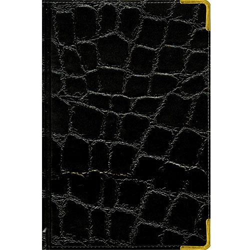 Grand croco (черный) (ЕКП51417608) (датированный А5) ЕЖЕДНЕВНИКИ ИСКУССТВ.КОЖА (BUSINESS PRESTIGE) - фото 1