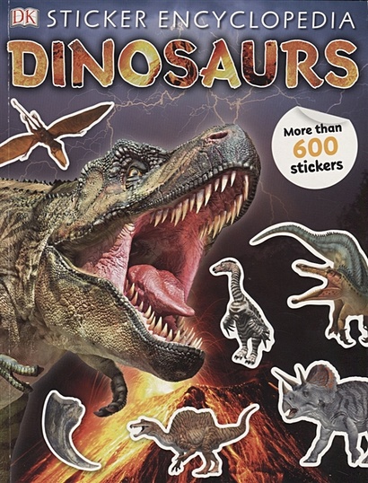 Sticker Encyclopedia Dinosaurs. More tham 600 stickers - фото 1