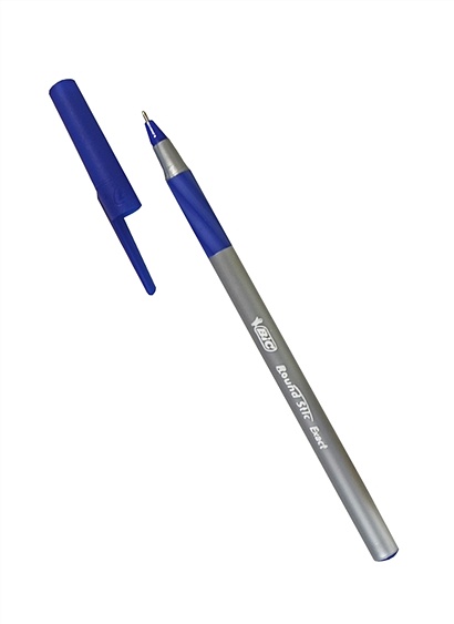 Ручка шариковая синяя "Round stic Exact" 0,7мм, BIC - фото 1