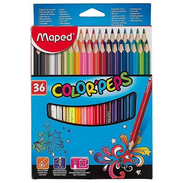 Цветные карандаши Colorpeps, 36 штук - фото 1