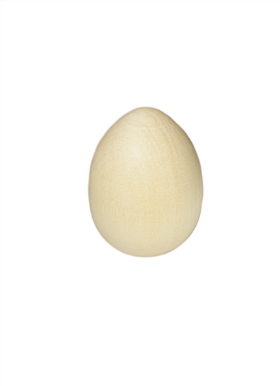 Яйцо под роспись (6 см) (деревянное) (упаковка) (Дрофа-Медиа) - фото 1