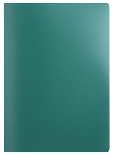 Папка с прижимами inФОРМАТ 1 зажим А4 зеленый пластик 0,55 мм карман - фото 1
