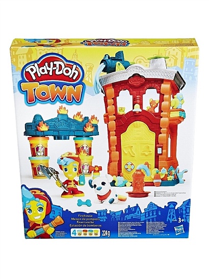 Игровой набор HASBRO, Play-Doh, Город, Пожарная станция - фото 1