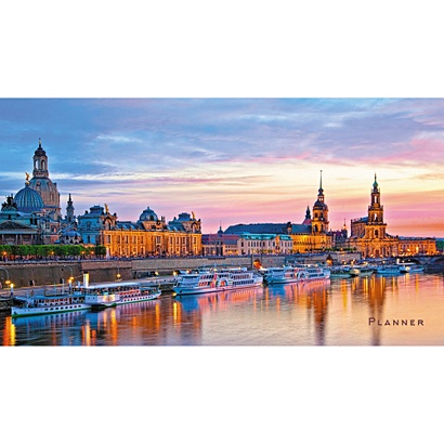 Планинг карманный «Дрезден на рассвете» недатированный, 64 листа - фото 1