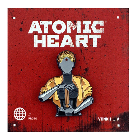 Atomic Heart. Значок металлический. Близняшка - фото 1