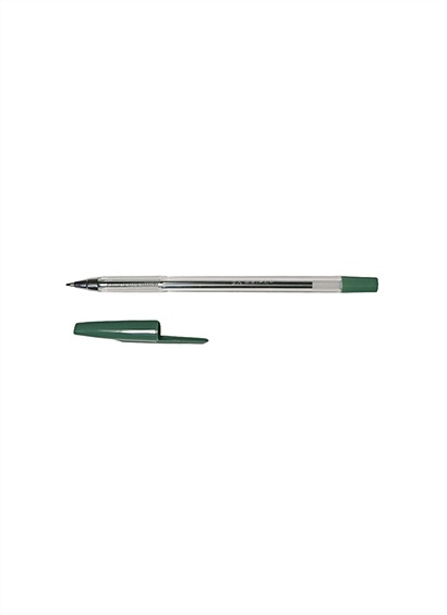 Ручка шариковая АА927 зеленая, мет.након., Beifa - фото 1