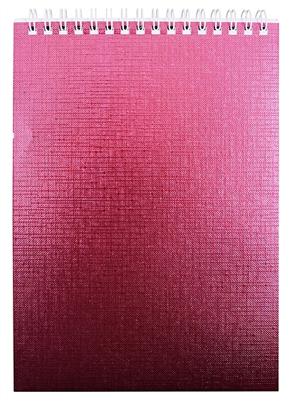 Блокнот "METALLIC", А5, 80 листов, клетка, розовый - фото 1