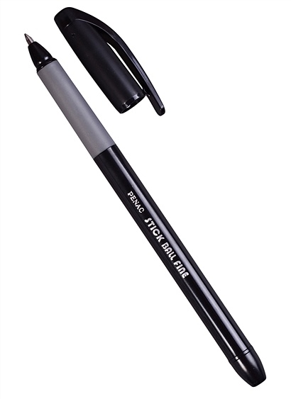 Ручка шариковая черная "SOFT GLIDER" 0,7мм - фото 1