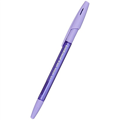 Ручка шариковая фиолетовая "R-301 Violet Stick&Grip" 0.7мм, к/к, Erich Krause - фото 1