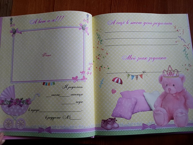 АЛЬБОМ ДЛЯ ФОТО. НАША МАЛЕНЬКАЯ ПРИНЦЕССА (с вырубкой) - фото 3