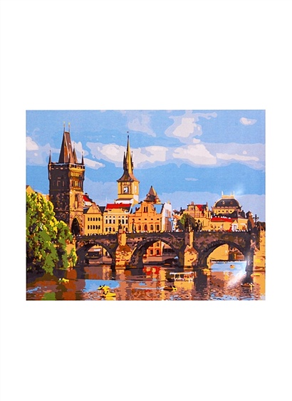 Холст с красками по номерам "Чехия. Прага", 30 х 40 см - фото 1