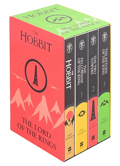 The Hobbit & The Lord of the Rings. Boxed Set (комплект из 4 книг) - фото 1