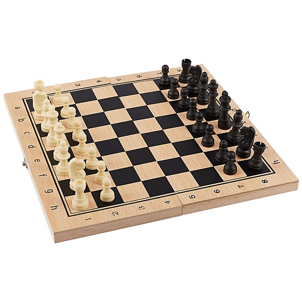 Набор 3 в 1: шахматы, шашки, нарды, с пластиковыми фигурами, 29 х 29 см - фото 1