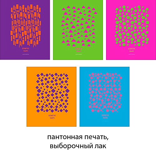 Тетрадь общая «Насыщенные цвета. Орнамент», А5, 96 листов. 5 видов - фото 1
