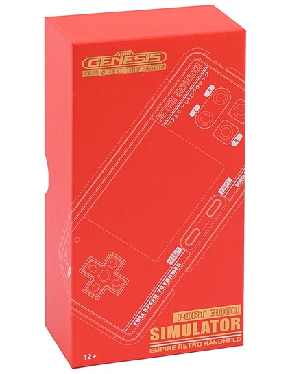 Портативная игровая приставка Retro Genesis Port 3000 (черно-красная, 10 эмуляторов, 4000+игр, 3.0 экран IPS, SD-карта, сохранения) - фото 1