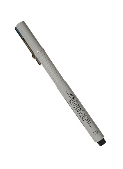Ручка капиллярная черная 0,3мм " ECCO PIGMENT", Faber-Castell - фото 1