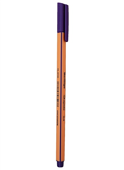 Ручка капиллярная фиолетовая "Rapido" 0,4мм, Berlingo - фото 1