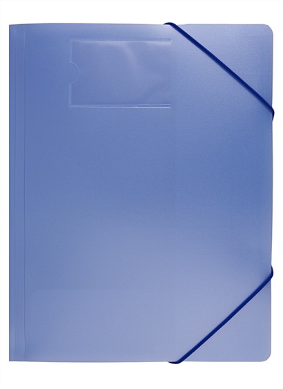 Папка на резинке A4 "Gems" голубой, пластик 0,5мм - фото 1